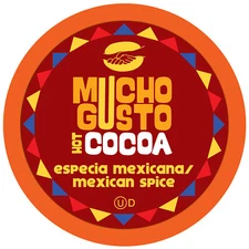 Mucho Gusto Mexican Spiced Hot Cocoa Flavored Pods,Compatible Keurig 2.0,40 Ct
