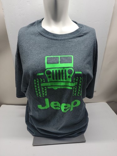 JEEP T-Shirt / grau mit NEONGRÜN / XL - Bild 8 von 8