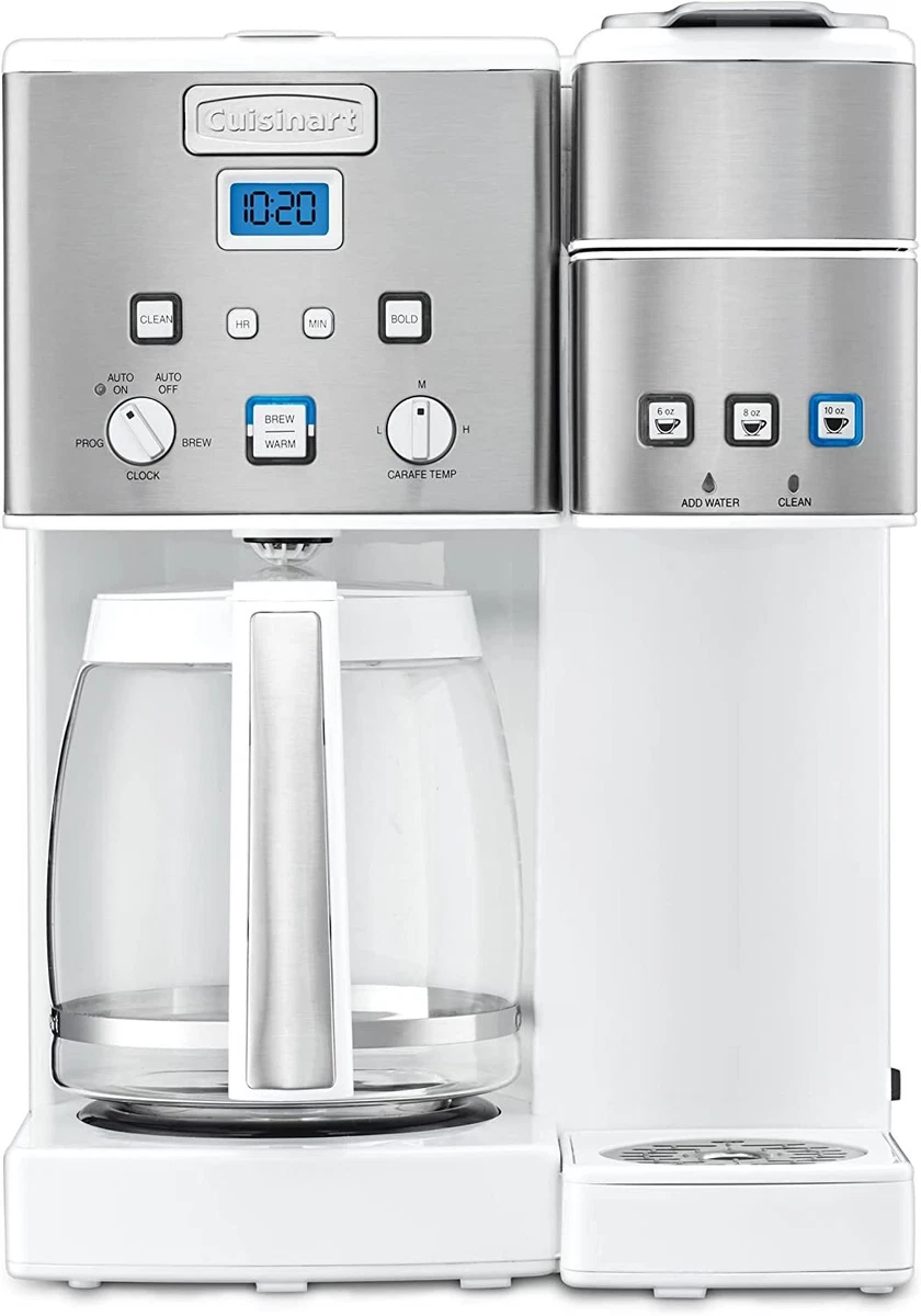 Cuisinart SS-15WFR 12 Cup K-Cup/Carafe Combo Coffeemaker White - Certified  Refurbished - Deal Parade