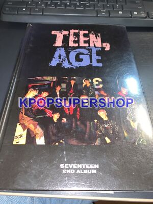 Seventeen 2nd Album Teen, Age RS Version CD Great Condition Rare