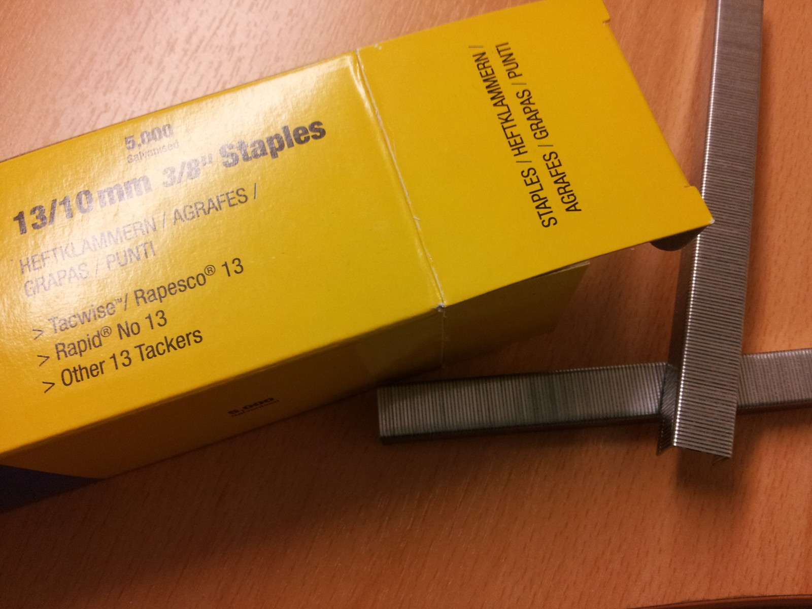 13 Series Staples 4mm 10mm fit Rapid R13,R33,R63,R83,R135,R213 plus