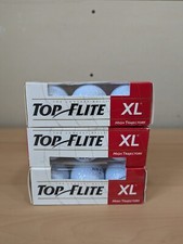 TOP FLITE 1996 golf balls In Box XL high trajectory 3 box's Total 9 balls -new