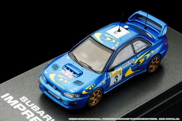 HJR642041A HobbyJapan 1:64 Subaru Impreza WRC 1997 #3 Monte Carlo