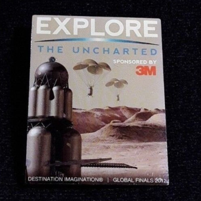 2012 Destination Imagination Pin - GLOBAL FINALS ''3M Corp.EXPLORE'' - Lighted Pin