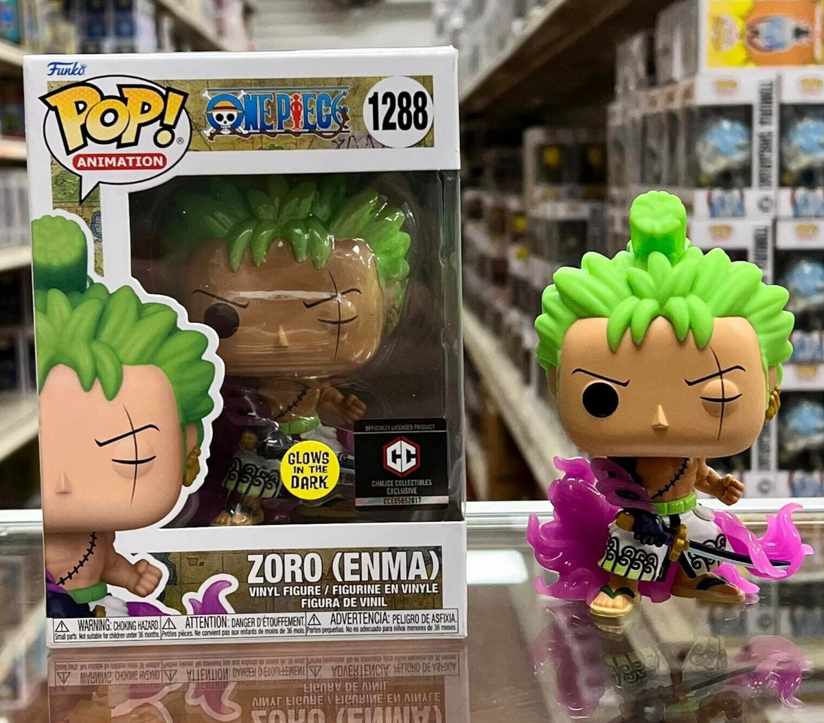 ONE PIECE, FUNKO, ZORO with ENMA, MYPOPS EXCLUSIVE