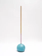 NEW Blue CONCRETE/Stone Incense Holder/Stand Minimalist Modern Industrial