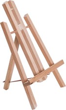 U.S. Art Supply 11" Small Tabletop Display Easel Beechwood Artist A Frame