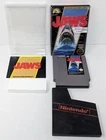 Jaws (Nintendo NES, 1987) Complete w/ Box & Manual - Tested & Working!