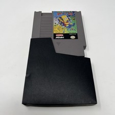 The Simpsons: Bart vs. the World (Nintendo NES, 1991) Dust Cover Sleeve Cleaned
