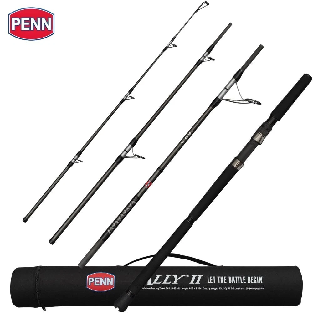 PENN Saltwater Fishing Travel Rod ALLY II OFFSHORE CASTING 2.44m / Max 100g