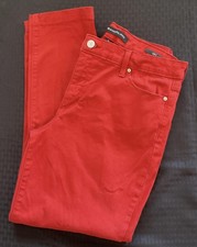 Bandolino Amy Jeans Womens 14 Mid Rise Stretch Straight Leg Pants Denim Blend