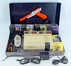 Vtg Nintendo NES-001 Console with Case, 12 Games, Zapper, Controllers +