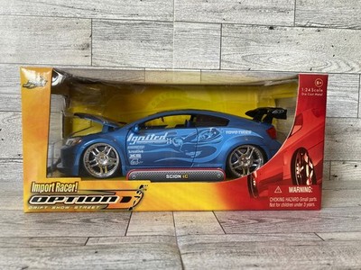 Jada Toys Import Racer Option D Scion TC - 1:24 Scale Diecast - Blue - Sealed