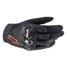 Alpinestars Megawatt V2 Motorcycle Gloves - Black/Fluorescent Red 35650231030