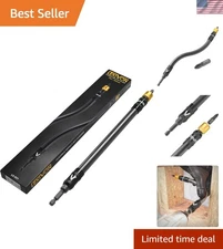 High-Performance 12'' Flexible Drill Bit Holder | 3600 RPM Rapid Access Tool