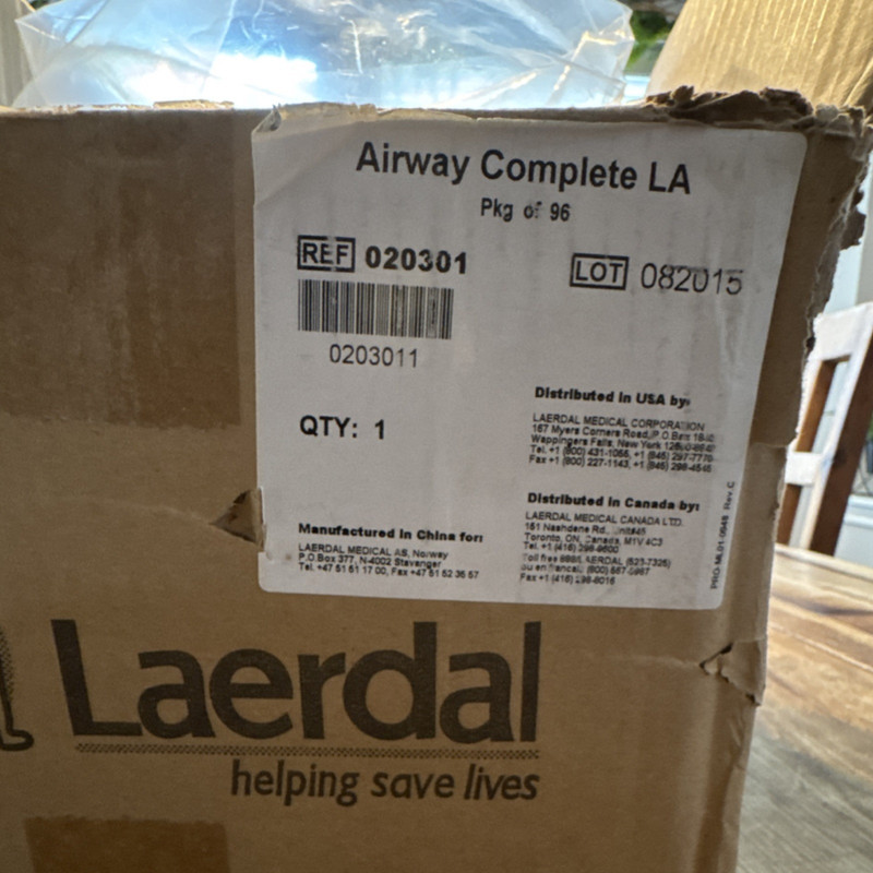 Laerdal Airway Complete LA 0203011 Training Manikin Replacement Parts 96 Pack