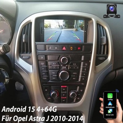 Für Opel Astra J 2010-2014 Android15 Carplay Autoradio GPS NAVI WiFi FM 4+64G 7''