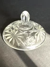 VTG Vintage Anchor Hocking Star of David Starburst 5 1/4" LID ONLY