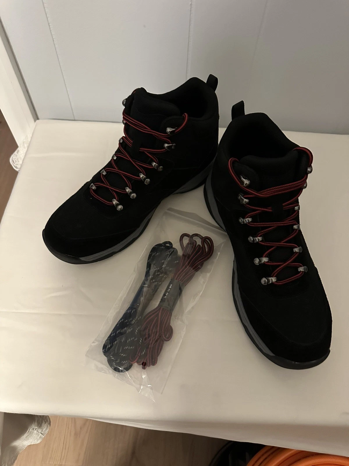 Rockport Dickinson Hiker C18554 Men’s Black Suede Hiking Boots Size 10