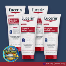 4 X 14 oz Eucerin Eczema Relief Body Cream 1 Colloidal Oatmeal