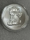 Vintage Garfield Collectibles By Jim Davis 1 Troy Oz .999 Fine Silver In Capsule