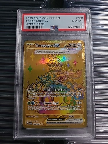 Terapagos ex graded PSA 8 for sale on eBay
