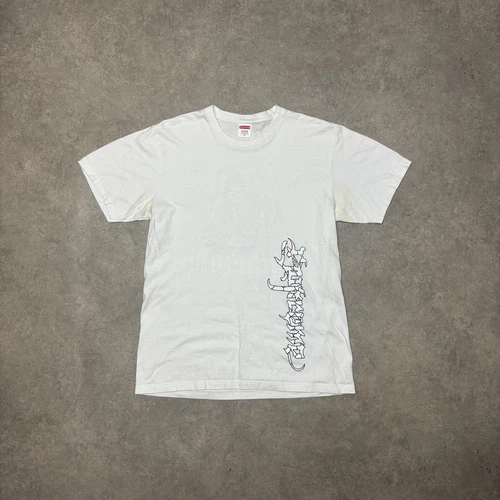 T shirt graphique blanc suprême (M)