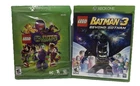 Lot 2 LEGO DC Xbox One Video Games Batman 3 & Super Villains New Factory Sealed