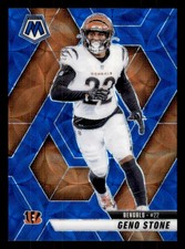 2025 Panini Mosaic Geno Stone #186 Blue Scope Cincinnati Bengals