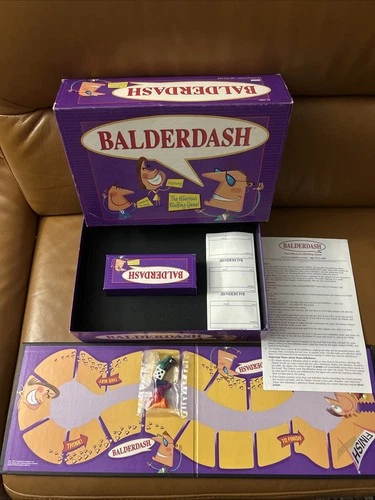Balderdash The Hilarious Bluffing Game Vintage 1995 Parker Brothers Complete Set