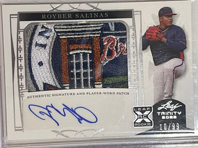 #ad #ad Atlanta Braves RC Auto 10 99 Inaugural 2017 Season Sun Trust Field Super RARE $44.99