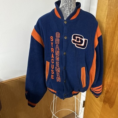 SYRACUSE Orangemen SU VINTAGE Varsity JACKET Nutmeg Mills 80s Men s Size Large L