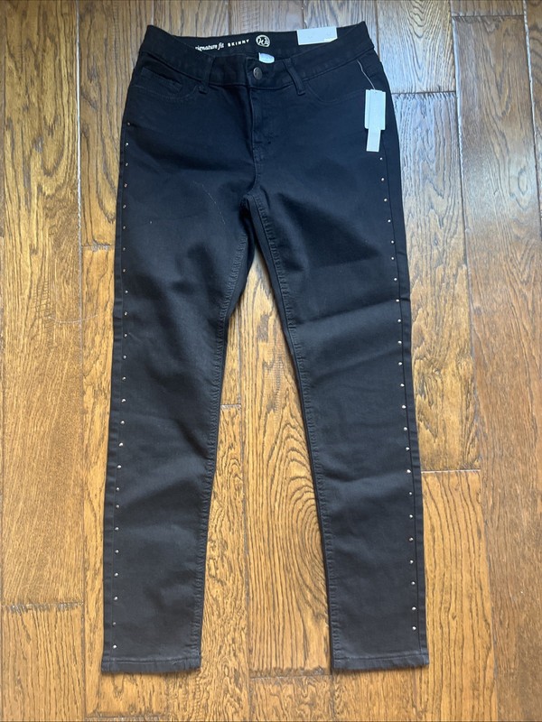 Westport Womens Size 4 Signature Fit Skinny Black Jeans