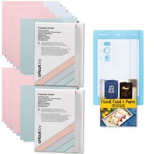 Cricut Joy Cutaway Cards Pastel Sampler Double Pack with Cricut Joy Card Mat