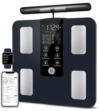 GE Smart Scale for Body Weight: 8-Electrode Digital Bathroom Scale for Weight Fa