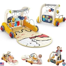 3-in-1 Baby Gym Play Mat with Kick Piano – Musical Activity Center for Infants