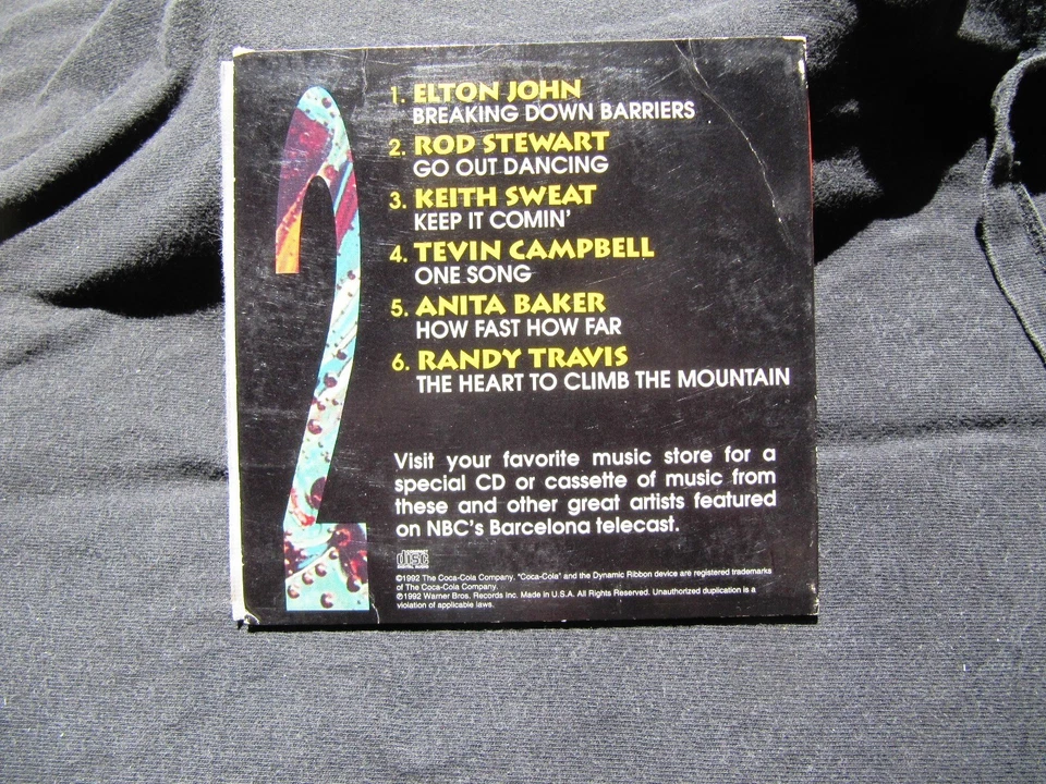 COCA COLA Volume 2 PROMO CD EP 1992 ELTON JOHN Keith Stewart ANITA BAKER  - Image 2 of 2
