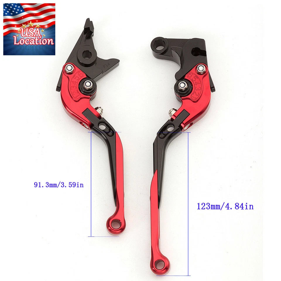 For Honda NC700 S/NC700 X 2012-2013 CNC Fold Extend Brake Clutch Levers Adjust - Image 2 of 4