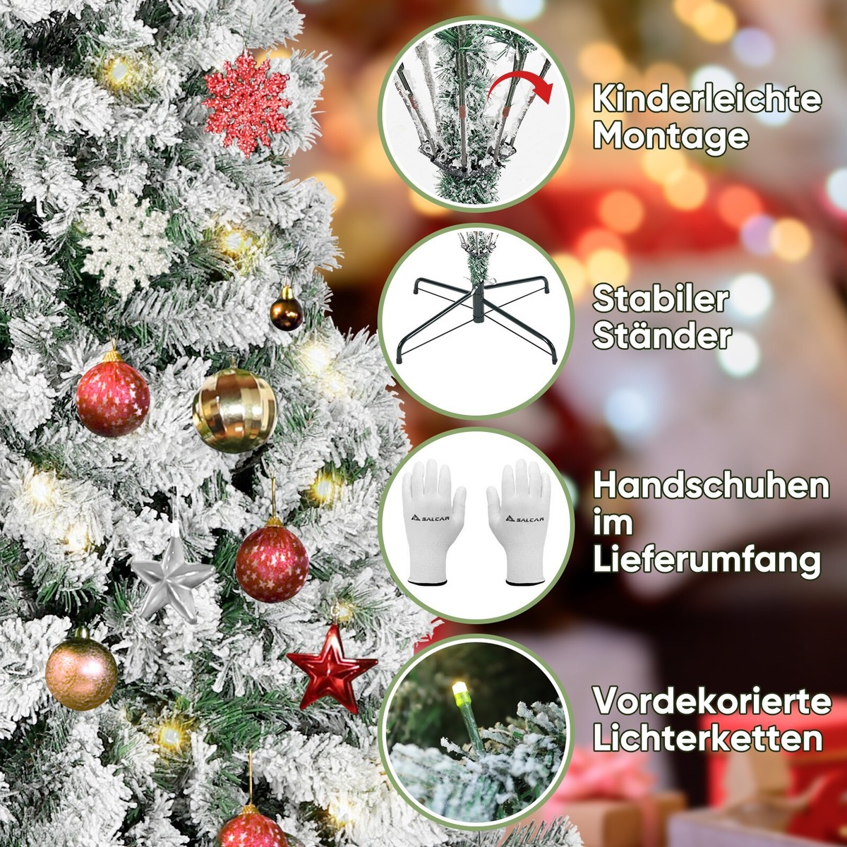 Tititex Winter-Gartenflagge – 91 X 152 Cm, Mit Weihnachtsbaum & Kätzchen – Doppelt Genäht, Wetterfest, Für Innen & Außen