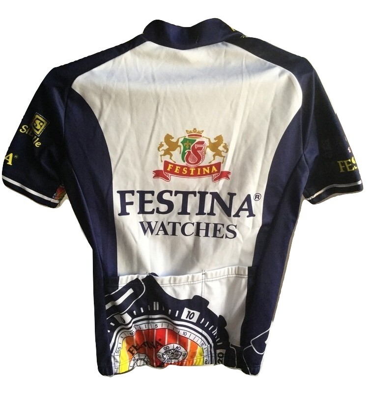 Camiseta Ciclismo Da Niño festina Watches Sibille Peugeot Cycling