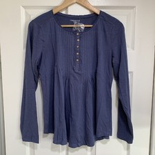 Coldwater Creek Women's Pintucked Top Blouse Tunic Shirt SZ S. New 