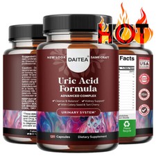 Uric Acid Formula -Tart Cherry, Celery, Milk Thistl,Cranberry - Cleanse  Detox