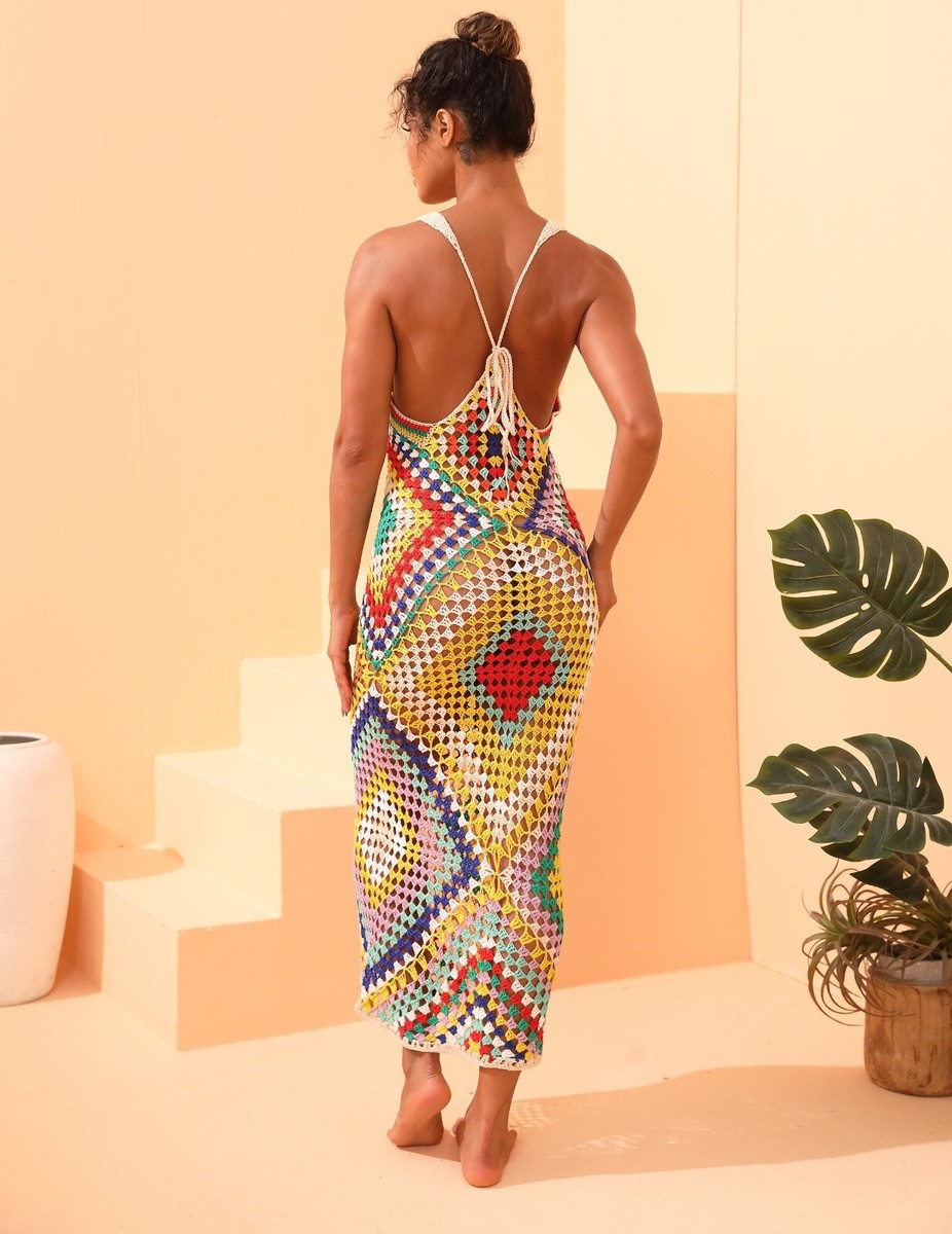 crochet granny square dress DIY crochet granny square dress (Pinterest inspired)
