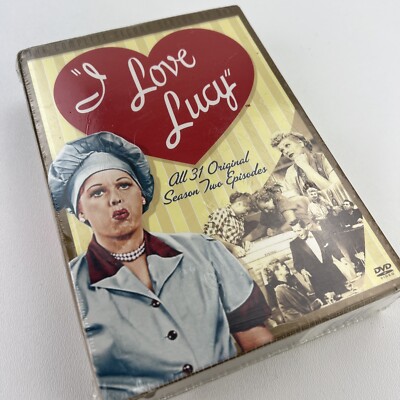 I LOVE LUCY THE COMPLETE SECOND SEASON DVD BOX SET  5 CDS