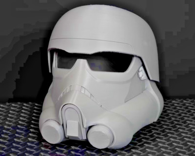 TK Stormtrooper Helm -Star Wars  D.I.Y 3D Gedruck (Wie gesehen in The Bad Batch)