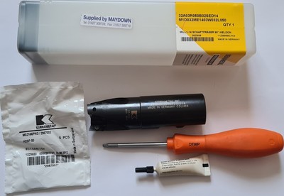 Kennametal 32A03R050B32SED14 Fräser 1-14 Schaftfräser Weldon Schaft metrisch