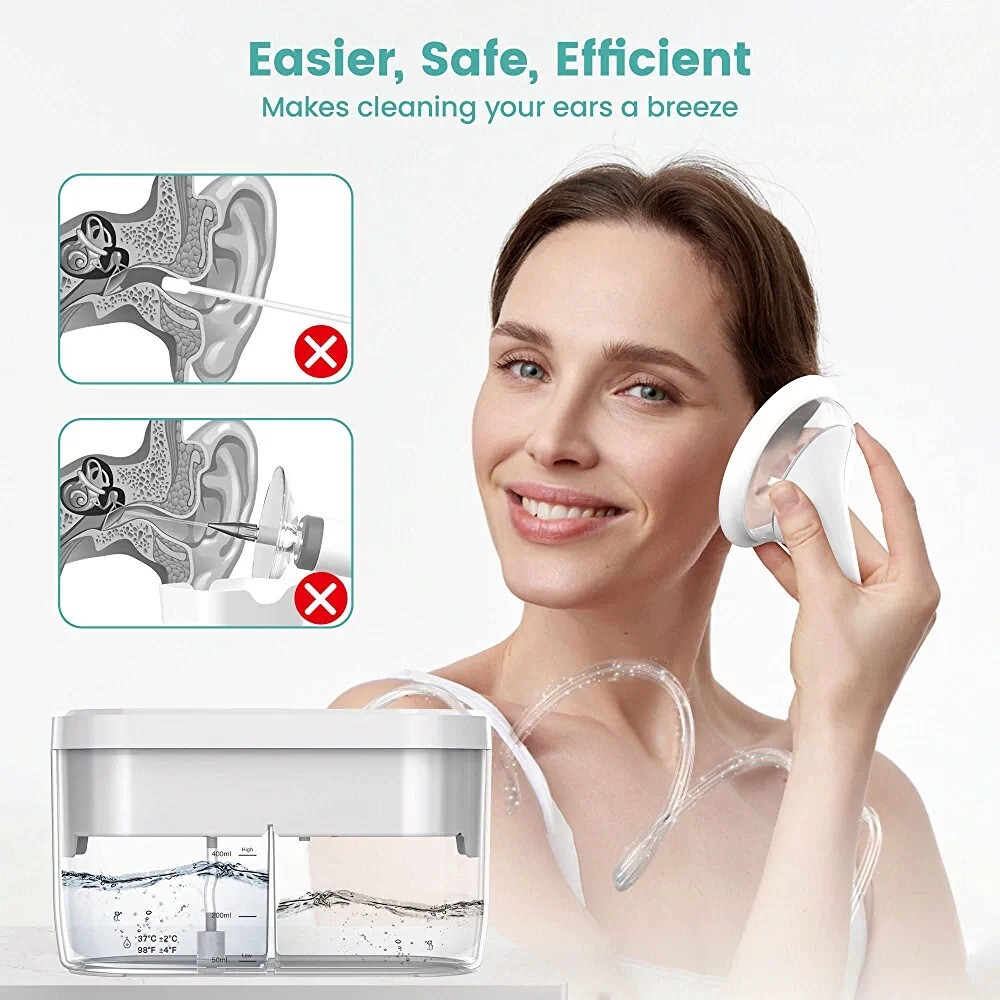 Electric Ear Wax Removal Ear Cleaner, Safe & Effective Ear Wax Removal