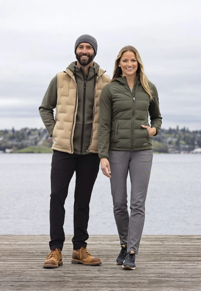 Cutter & Buck Oak Harbor Ladies Hybrid Jacket | Hooded | 4 Colours | XS-2XL - Image 2 of 4