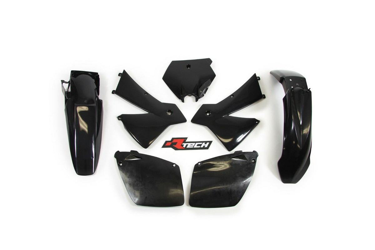 Black Plastic Kit KTM 400EXC 525EXC 525SX 2003 EXC400 EXC525 SX525