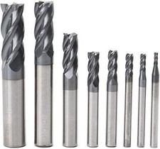 High Quality CNC End Mill Set Carbide Tungsten Steel 4 Fultes Milling Cutter